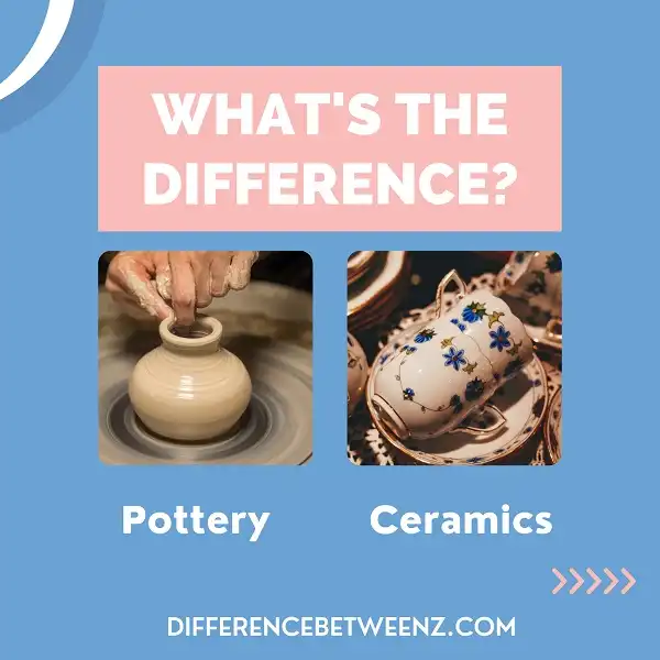 Difference between Pottery and Ceramics