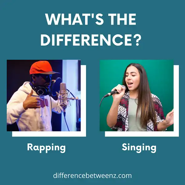 Difference between Rapping and Singing
