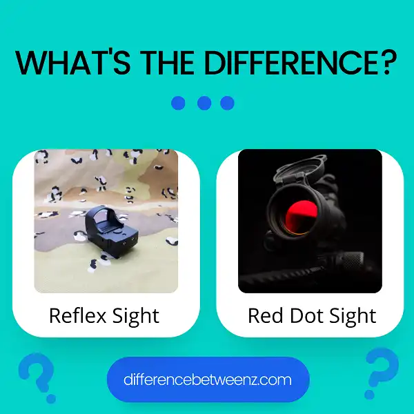 Difference between Reflex Sight and Red Dot