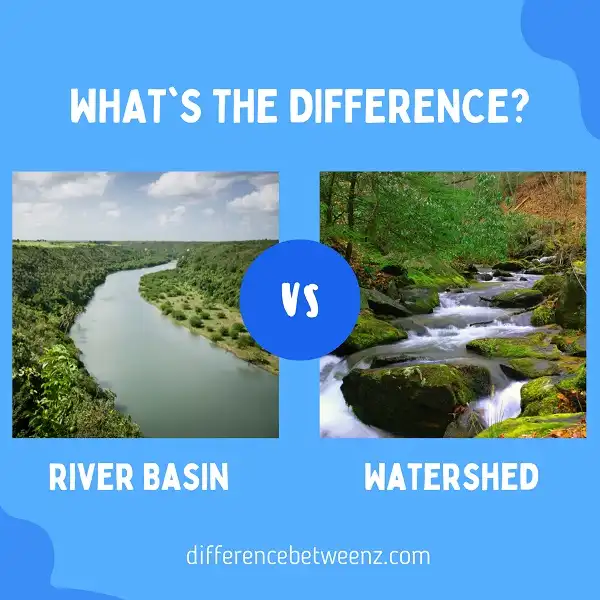 Difference between River Basin and Watershed