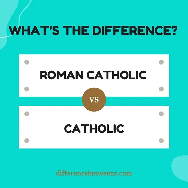 Difference between Roman Catholic and Catholic
