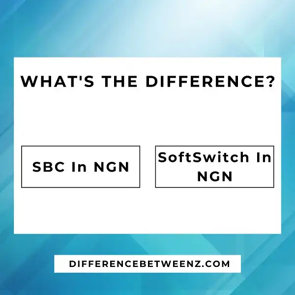 Difference between SBC and SoftSwitch In NGN