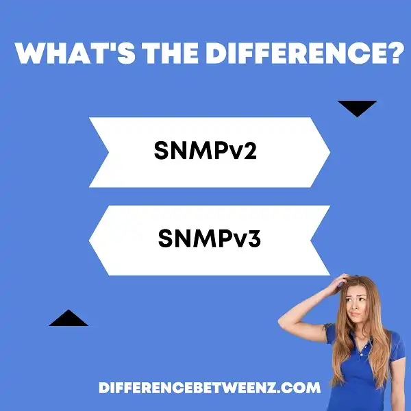 Difference between SNMPv2 and SNMPv3