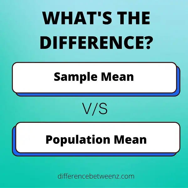 difference-between-sample-mean-and-population-mean-difference-betweenz