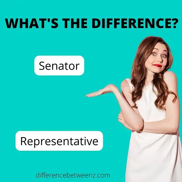 Difference between Senator and Representative