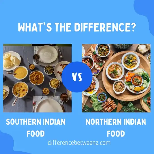 Difference between Southern Indian Food and Northern Indian Food