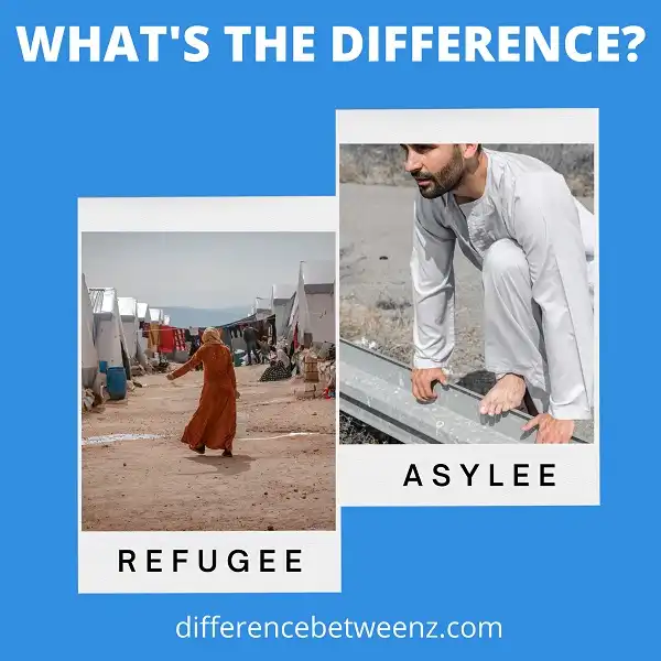 Differences between Refugee and Asylee