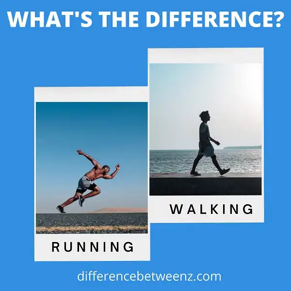 Differences between Running and Walking