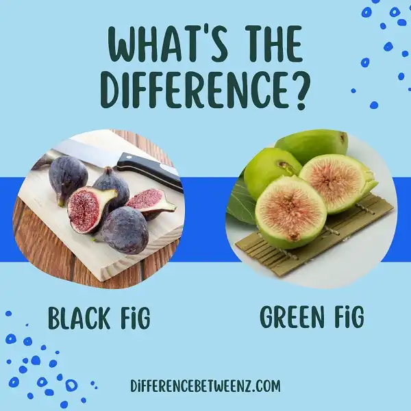 Difference between Black and Green Figs