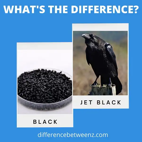 Difference between Black and Jet Black