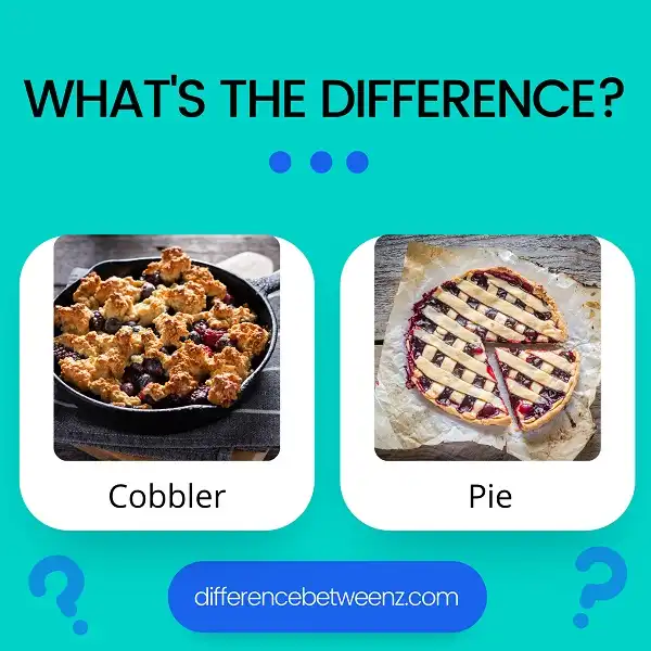 Difference between Cobbler and Pie