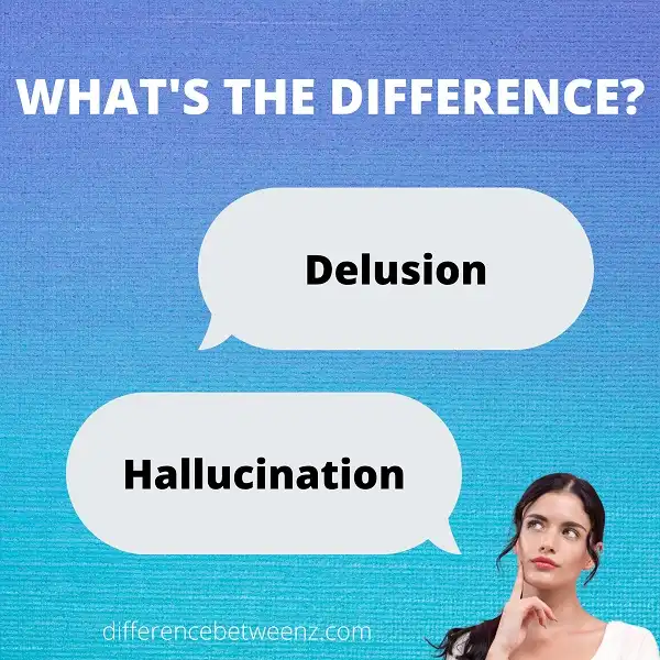 Difference between Delusion and Hallucination