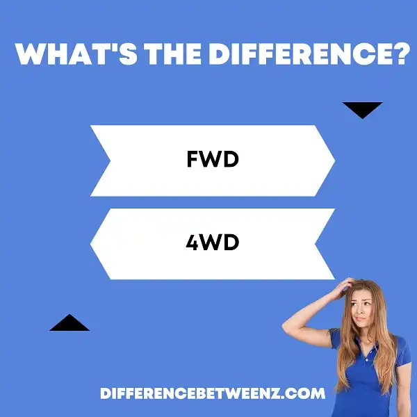 Difference between FWD and 4WD
