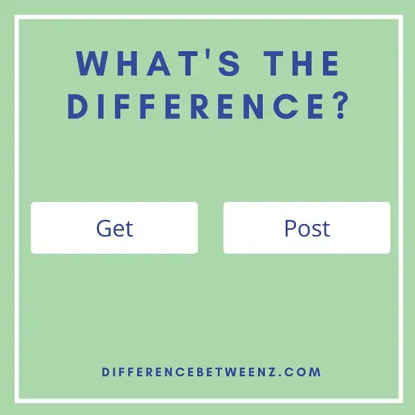 Difference between Get and Post