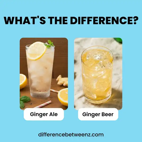 Difference between Ginger Ale and Ginger Beer