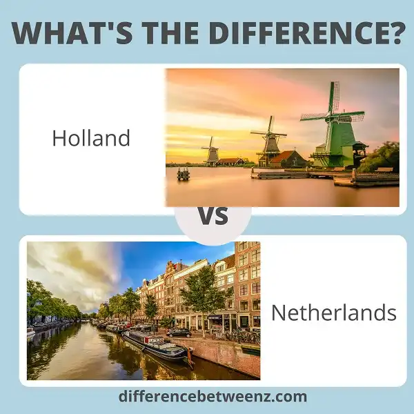 Difference between Holland and Netherlands