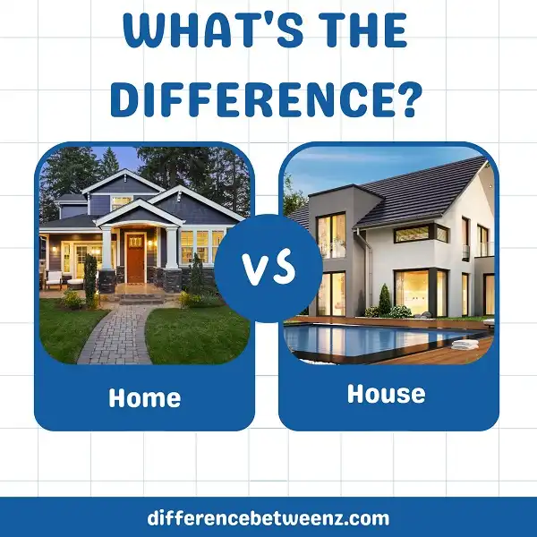 Difference between Home and House