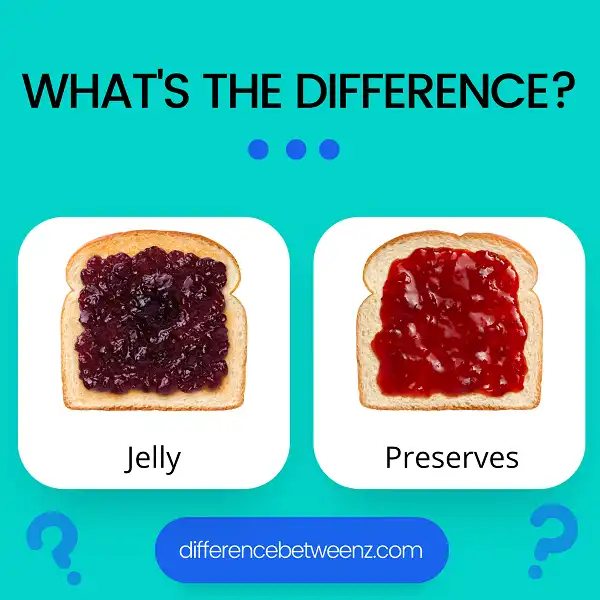 Difference between Jelly and Preserves