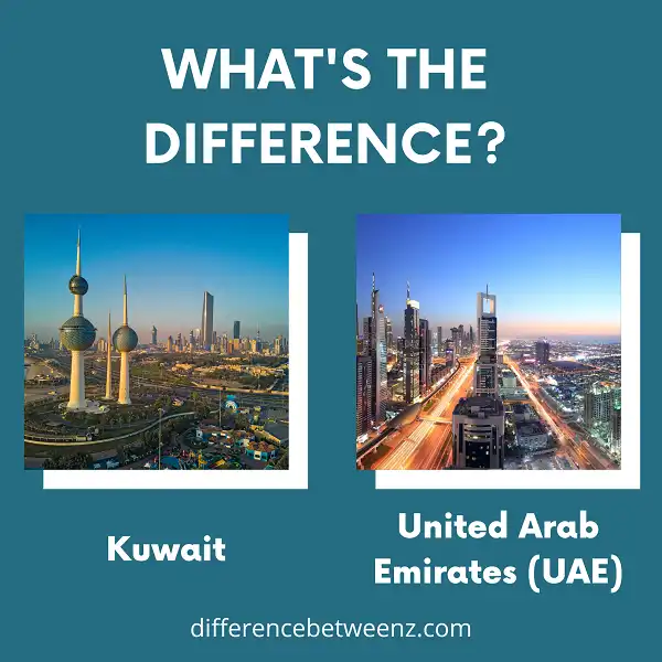 Difference between Kuwait and United Arab Emirates (UAE)
