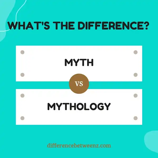 Difference between Myth and Mythology