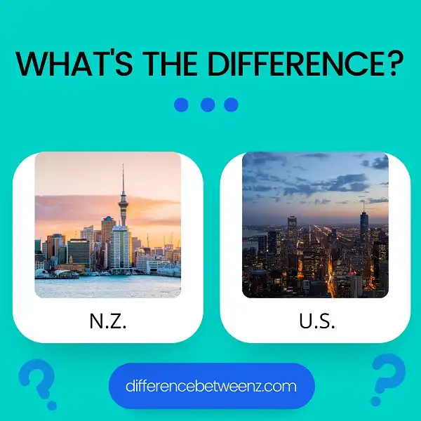 Difference between N.Z. and the U.S.