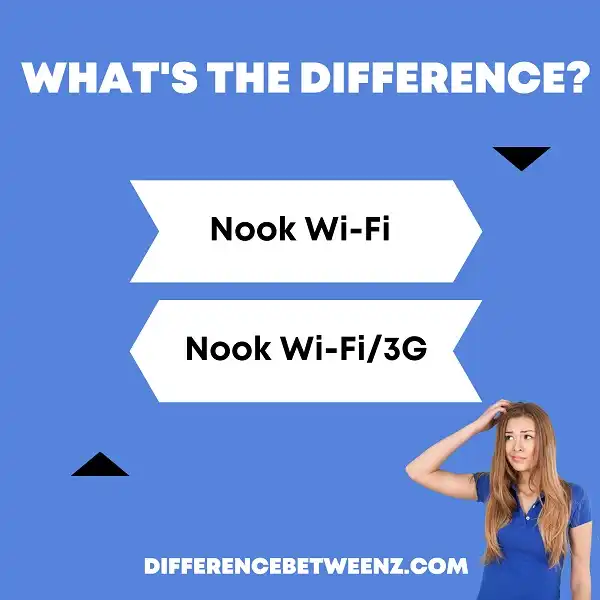 Difference between Nook Wi-Fi and Wi-Fi/i3G