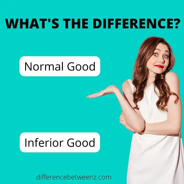 Difference between Normal and Inferior Goods