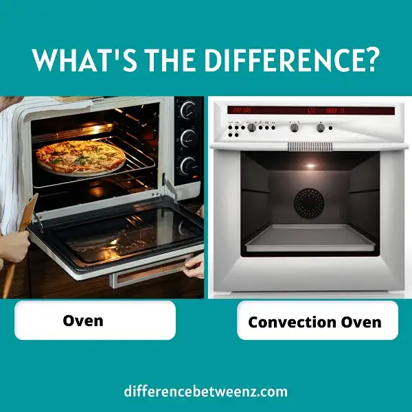 Difference between Oven and Convection Oven