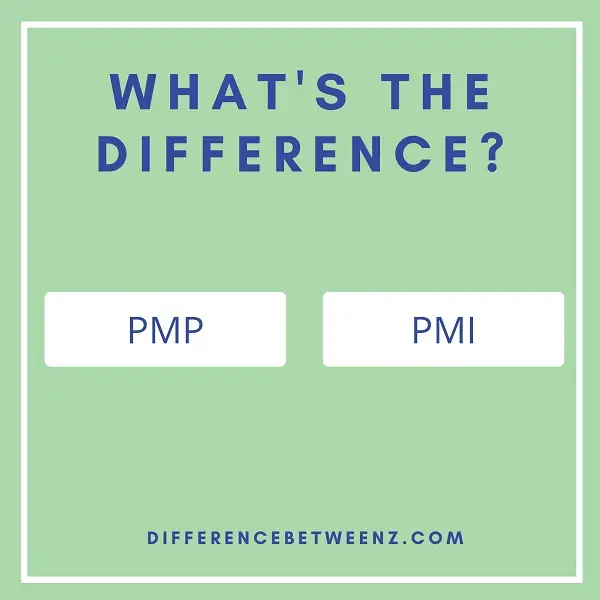 Difference between PMP and PMI