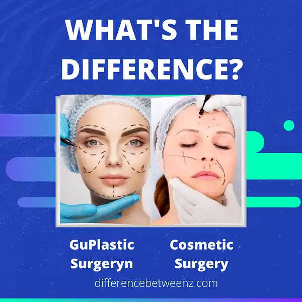 Difference between Plastic Surgery and Cosmetic Surgery