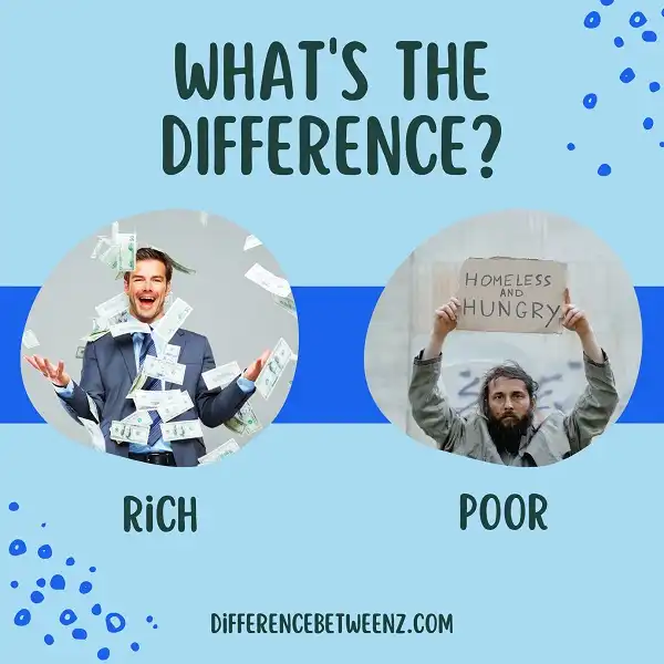 Difference between Rich and Poor