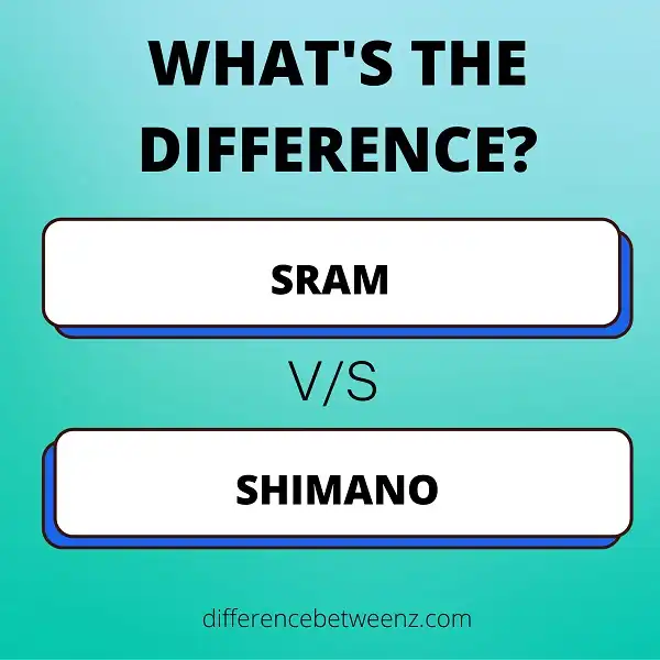 Difference between SRAM and SHIMANO