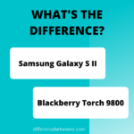 Difference between Samsung Galaxy S II and Blackberry Torch 9800