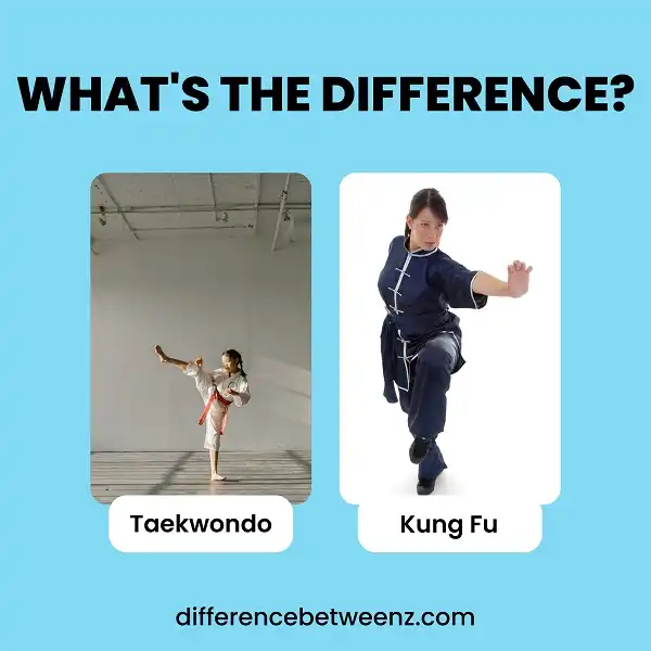 Difference between Taekwondo and Kung Fu