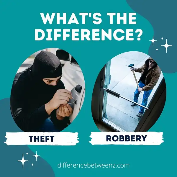 Difference between Theft and Robbery