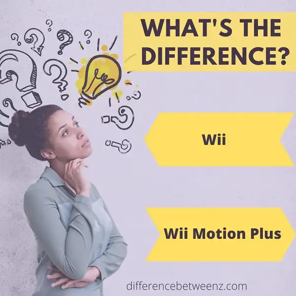 Difference between Wii and Wii Motion Plus