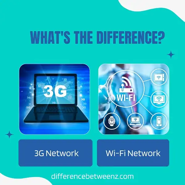 Difference between 3G and Wi-Fi Network