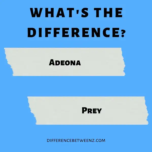 Difference between Adeona and Prey