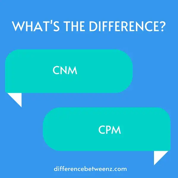 Difference between CNM and CPM