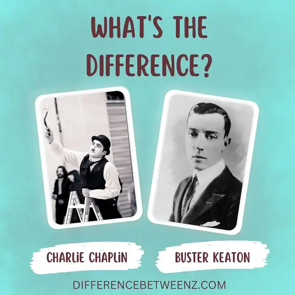 Difference between Charlie Chaplin and Buster Keaton