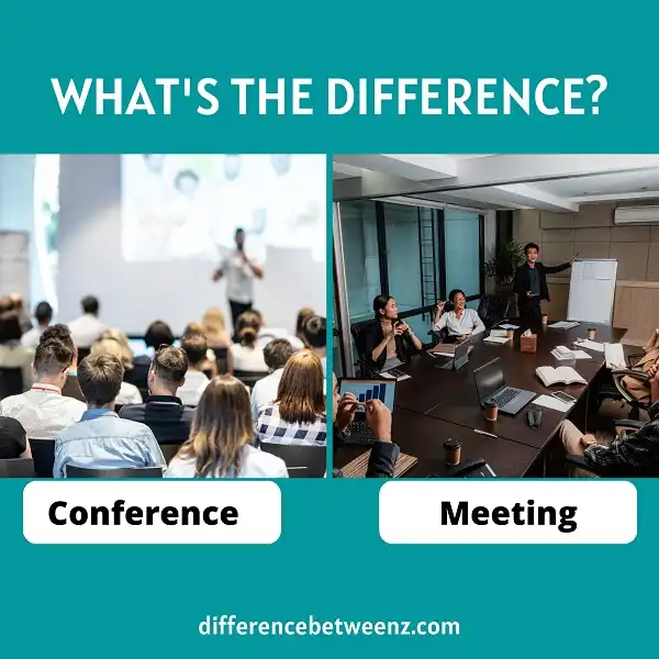 Difference between Conference and Meeting