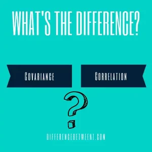 Difference between Covariance and Correlation