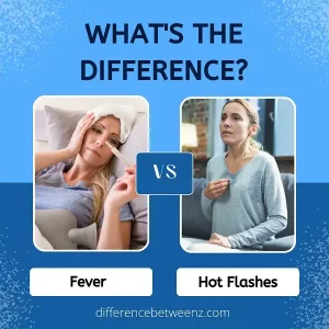 Difference between Fever and Hot Flashes