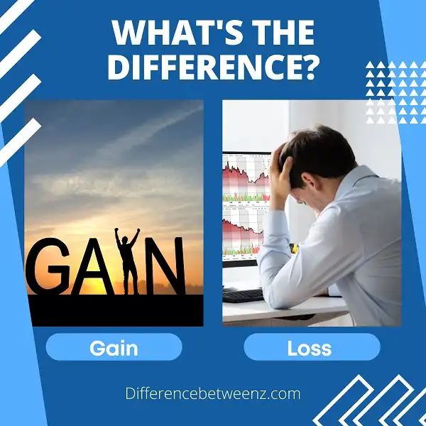 Difference between Gain and Loss