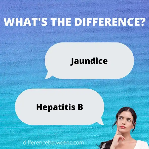Difference between Jaundice and Hepatitis B