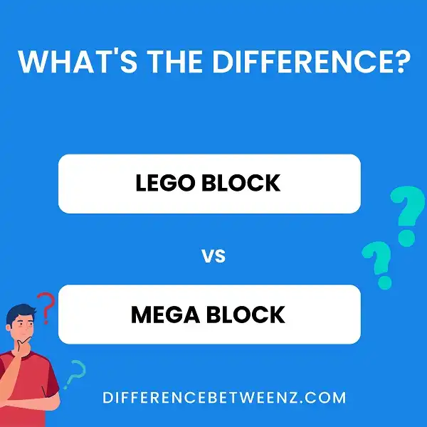 Difference between LEGO and Mega Blocks