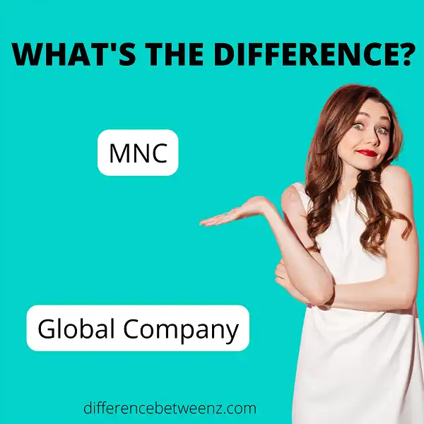 Difference between MNC and Global Company