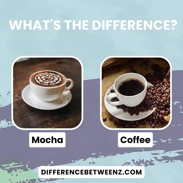 Difference between Mocha and Coffee