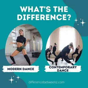Difference between Modern and Contemporary Dance