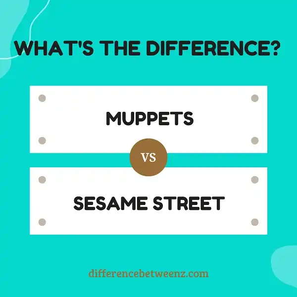Difference between Muppets and Sesame Street